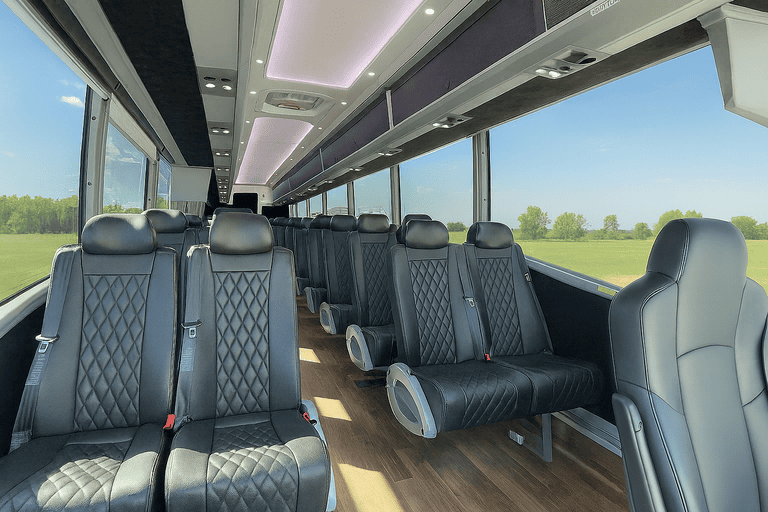 coach bus in Worcester